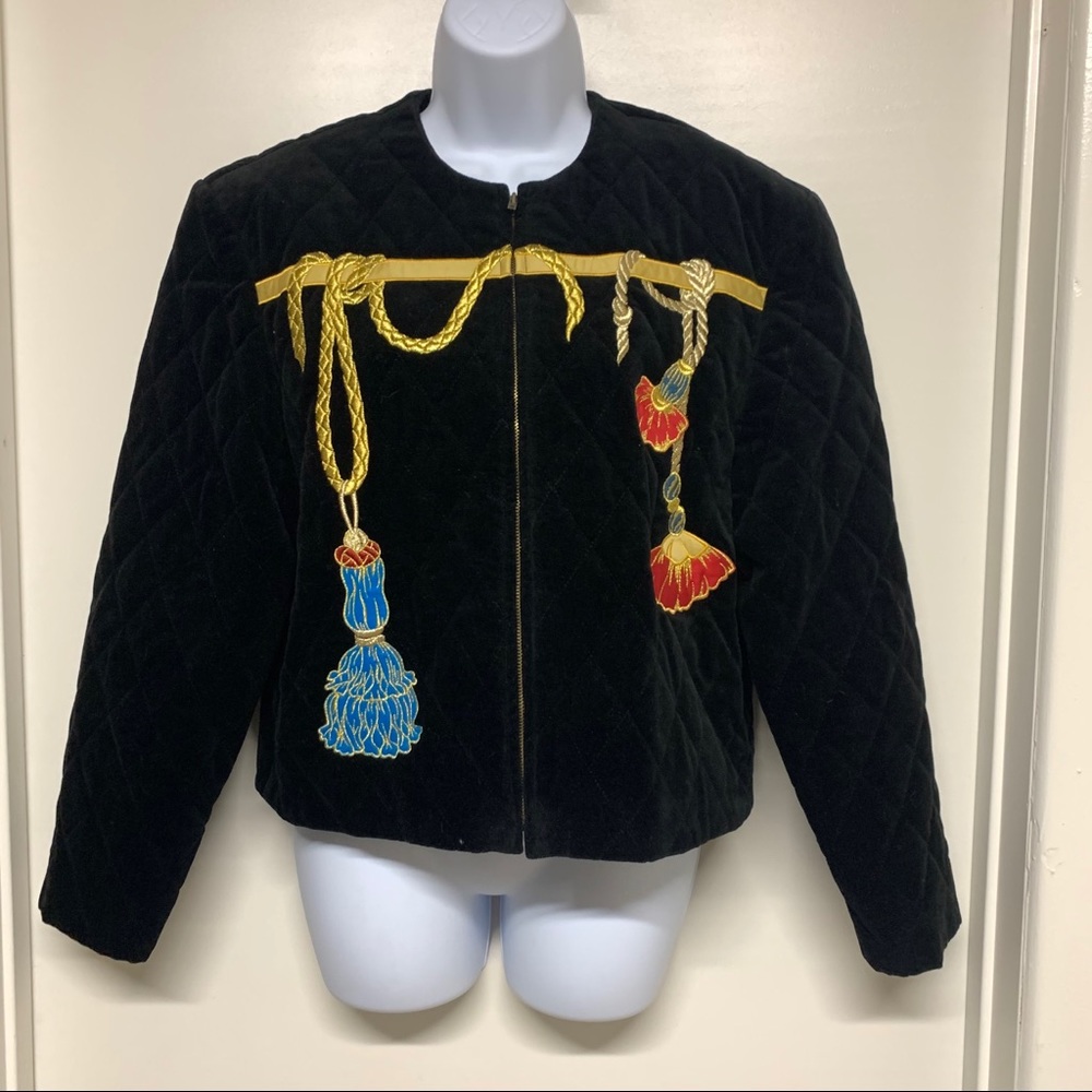 Vintage Margaret’s Diamond Tucked Jacket Blazer